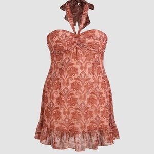 Cider 3xl Strapless Boho Dress